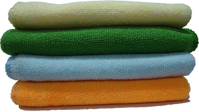 AUTO PEARL Microfiber Vehicle Washing  Cloth(Pack Of 4)
