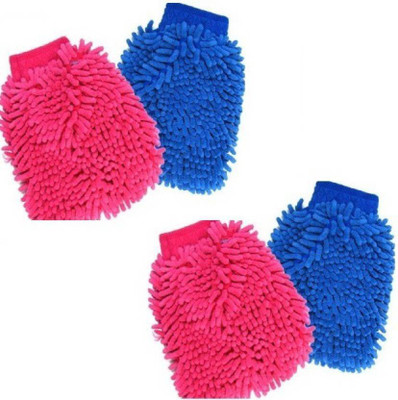 

TRISHA Microfiber Vehicle Washing Hand Glove(Pack Of 4)