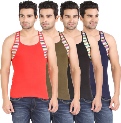 

Zippy Men Vest(Pack of 4, Black;green;navy;red