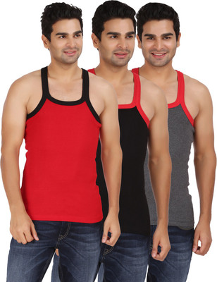 

Wyatt Men Vest(Pack of 3, Multicolor