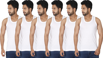 

Macho Men Vest(Pack of 6, White