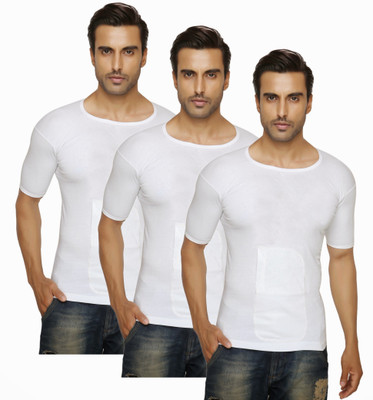 

Nitlon Men Vest(Pack of 3, White