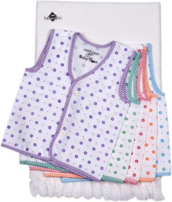 sathiyas Vest For Baby Boys Cotton Blend(Multicolor)