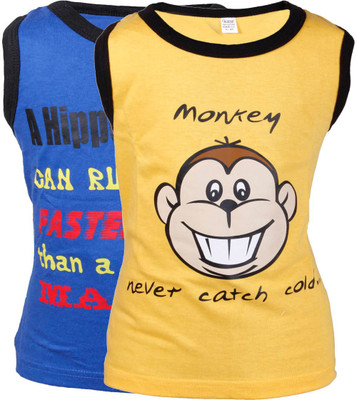 

Gkidz Vest For Boys Cotton(Yellow