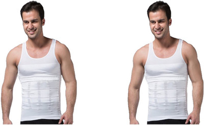 

Bs Spy Men Vest(Pack of 2, Off white