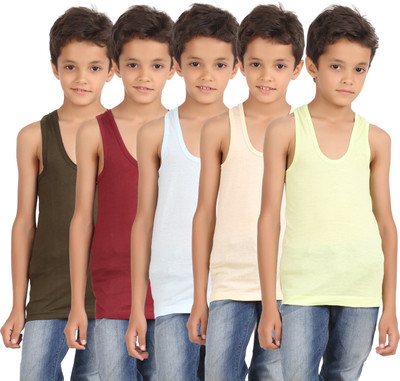 6% OFF on Lyril Vest For Boys Cotton Blend(Multicolor) 6% OFF on Lyril Vest For Boys Cotton Blend(Multicolor)