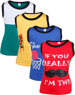 

Gkidz Vest For Boys Cotton(Multicolor, Red