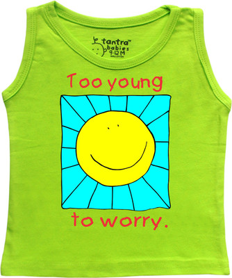 

Tantra Vest For Baby Boys Cotton(Light Green), Flo green