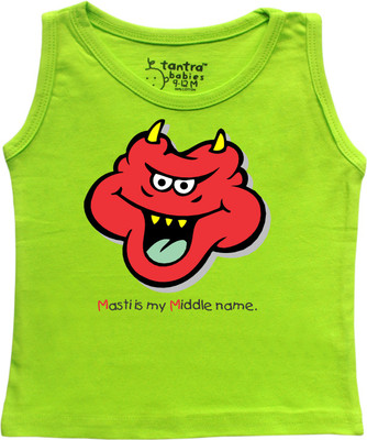 

Tantra Vest For Baby Boys Cotton(Light Green), Flo green