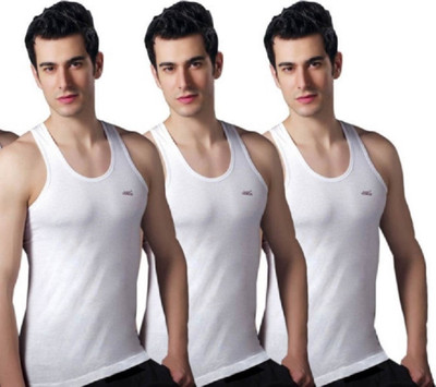 

LUX Men Vest(Pack of 3, White