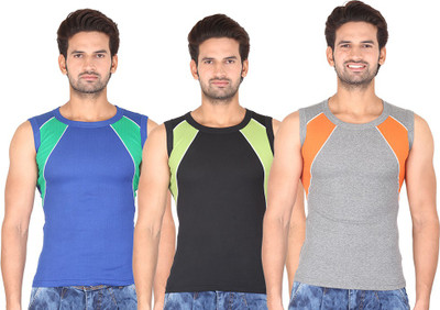 

Digsel Men Vest(Pack of 3, Yelow