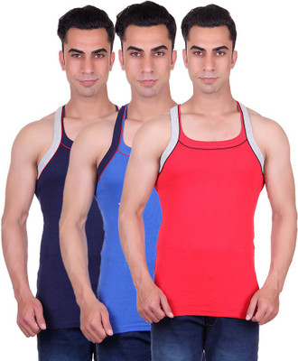 

Odoky Men Vest(Pack of 3, Navy;red;royal blue
