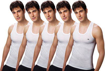 

Lux Cozi Men Vest(Pack of 5, White