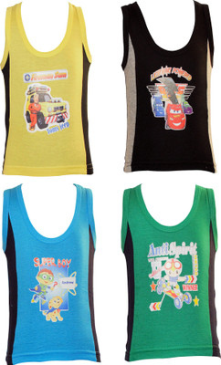 Lilsugar Vest For Baby Boys Cotton Blend(Multicolor)