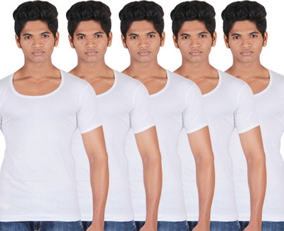 

Frang Men Vest(Pack of 5, White
