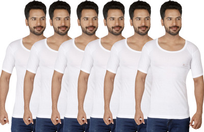 

Rupa Men Vest(Pack of 6, White