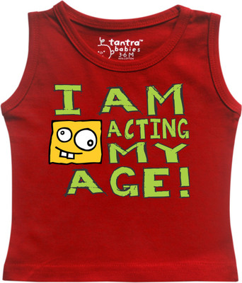 

Tantra Vest For Baby Boys Cotton(Red)