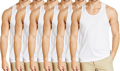 

Uwear Men Vest(Pack of 6, White