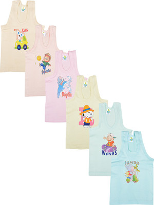 

Kuchipoo Vest For Boys Cotton(Multicolor