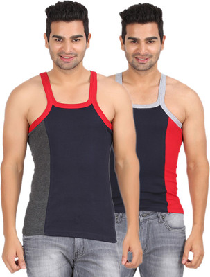 

Wyatt Men Vest(Pack of 2, Dark blue;grey;red