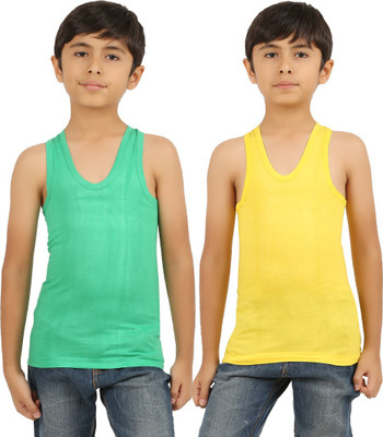 

RAA Vest For Boys Cotton(Green, Green & yellow