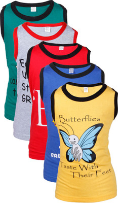 

Gkidz Vest For Boys Cotton(Multicolor, Blue