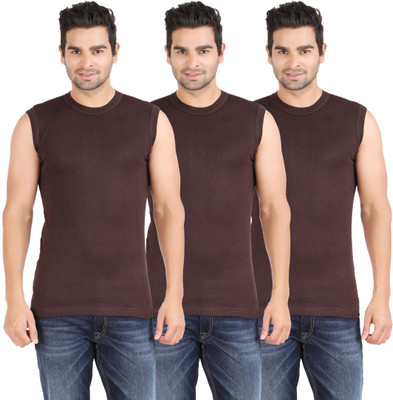 

Zippy Men Vest(Pack of 3, Brown