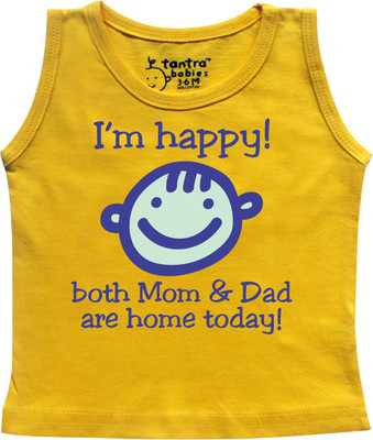 

Tantra Vest For Baby Boys Cotton(Yellow)