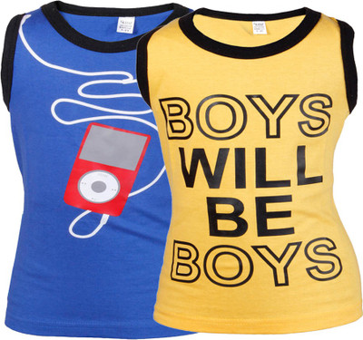 

Gkidz Vest For Boys Cotton(Yellow