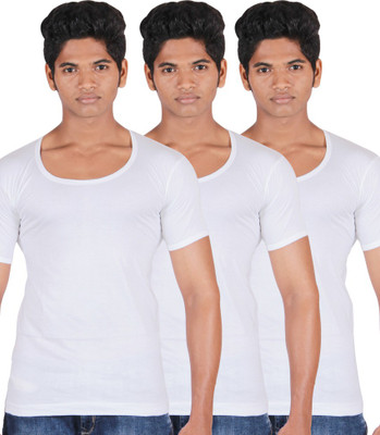 

Frang Men Vest(Pack of 3, White