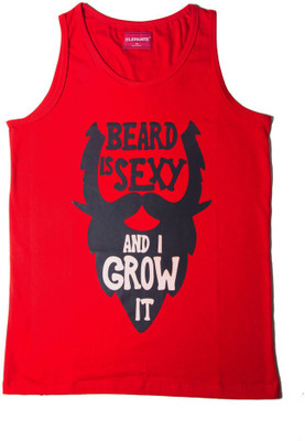 

Elepants Men Vest, Red
