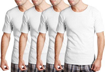 

Uwear Men Vest(Pack of 4, White