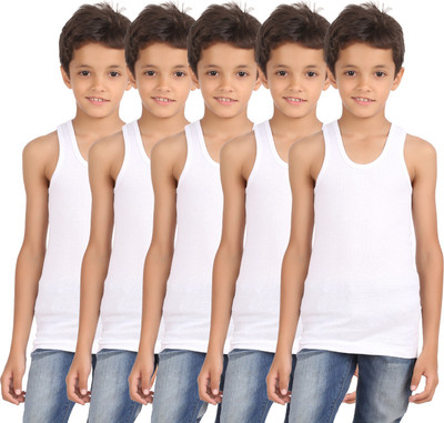 7% OFF on Lyril Vest For Boys Cotton Blend(White) 7% OFF on Lyril Vest For Boys Cotton Blend(White)