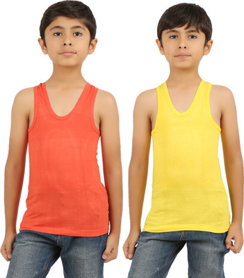 

RAA Vest For Baby Boys Cotton(Yellow, Yellow & orange