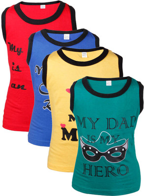 

Gkidz Vest For Boys Cotton(Multicolor, Red