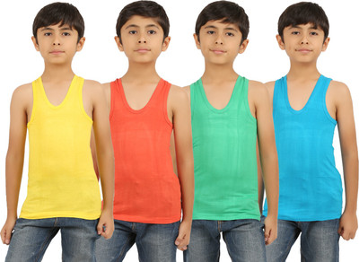 

RAA Vest For Baby Boys Cotton(Multicolor, Orange & blue & green & yellow