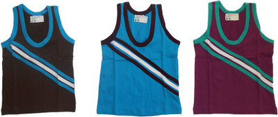 

NammaBaby Vest For Baby Boys Cotton(Multicolor, Maroon & blue & grey