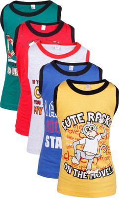 

Gkidz Vest For Boys Cotton(Multicolor, Red
