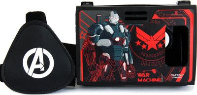 AuraVR Official Marvel Avengers The War Machine Virtual Reality Viewer Video Glasses(Black)