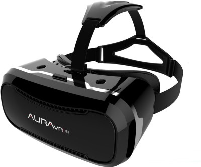 

AuraVR Pro VR Headset/Virtual Reality Gear comes with 42mm lenses Video Glasses(Black)