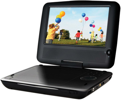 Shrih Portable Black 7 inch DVD Player(Black)