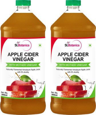 

St. Botanica With Mother Vinegar Apple Cider Vinegar(2x500 ml, Apple Flavored)