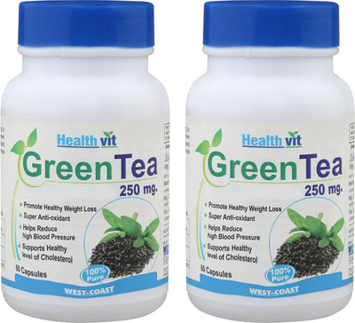 

HealthVit Green Tea 250 mg (Pack of 2)(60 No)