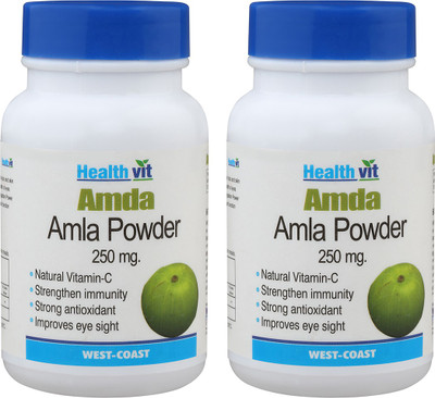 

HealthVit Amda Amla Powder 250 mg (Pack of 2)(60 No)