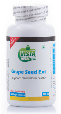 

Vista Nutrition Grape seed extract 100mg(120 No)