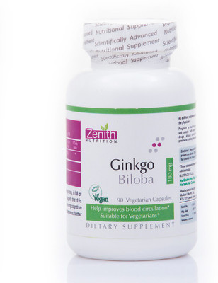 

Zenith Nutrition Ginkgo Biloba 180 mg(90 No)