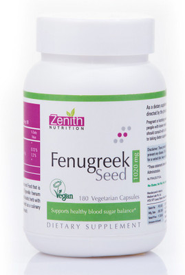 

Zenith Nutrition Fenugreek Seed-1020mg-180 Nos(180 No)