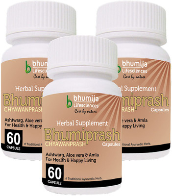 

Bhumija Lifesciences Chywanprash Capsules (Bhumi Prash) 60's(3 No)