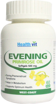 

HealthVit Evening Primrose Oil 500 mg 60 Softgel(60 No)