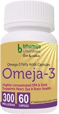 

Bhumija Lifesciences Omega3 Fatty Acids (Omeja3) Capsules 60's(1 No)